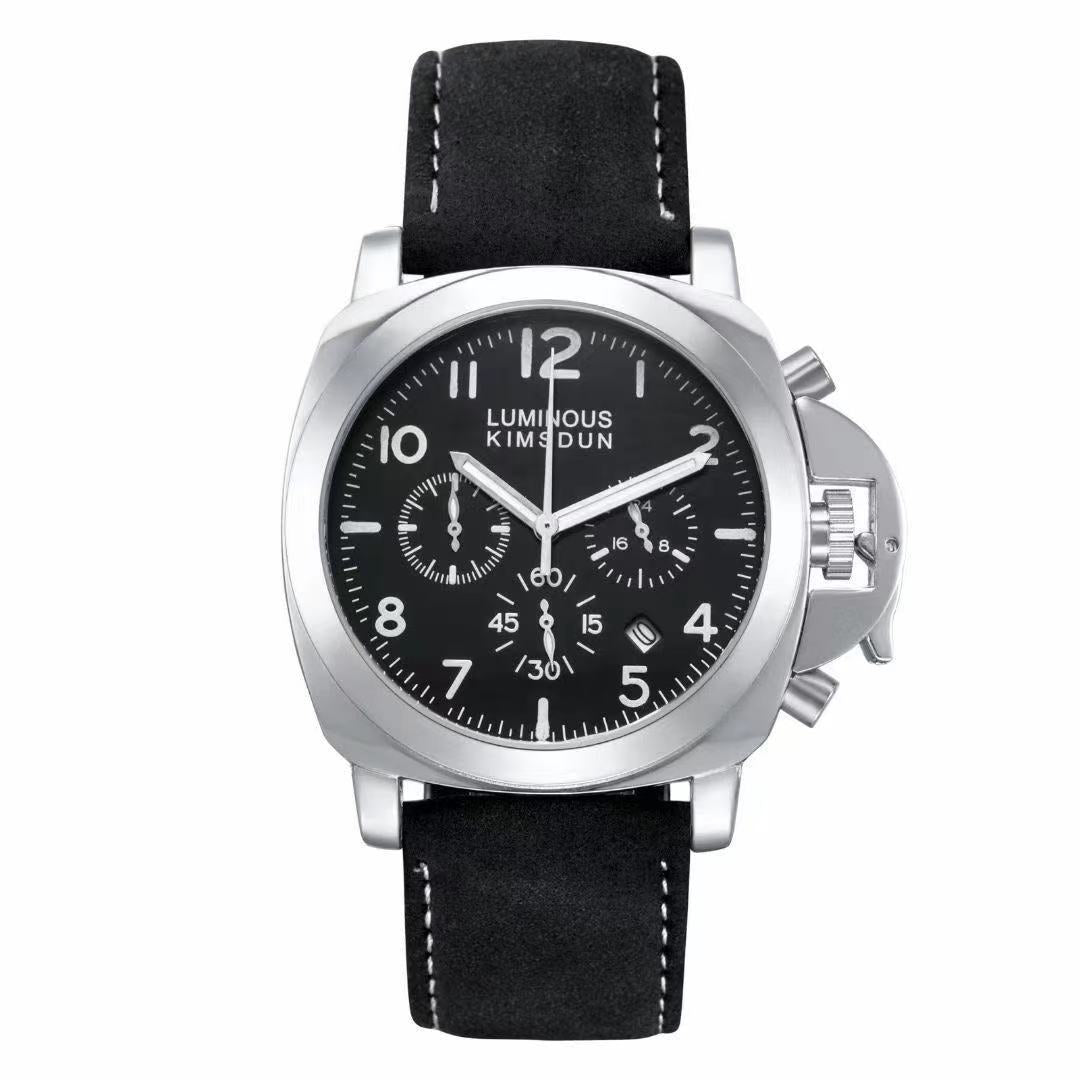 Three Eye Functional Sport Leisure Men's Watch Luminous - Dazpy