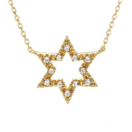 Jewelry Hexagon Star Necklace Clavicle Chain - Dazpy