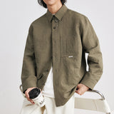 Men's Long Sleeve Shirt Coat