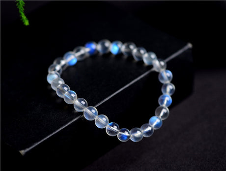 Natural Cream Blue Moonlight Bracelet - Dazpy