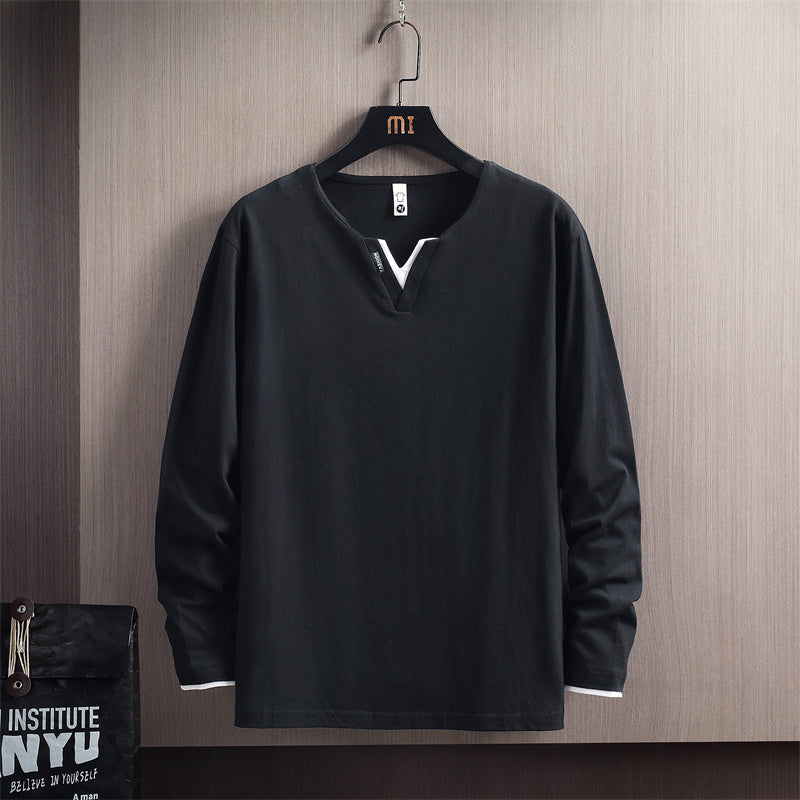 Long Sleeve T-shirt Men's Cotton Autumn Casual Sweatshirt