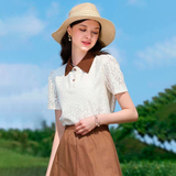 Summer Elegance Lace Blouse