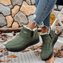 Women's Satin Side-Zip Lined Ankle Boots