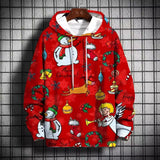 Christmas Snowman Gift 3D Digital Printing Hoodie