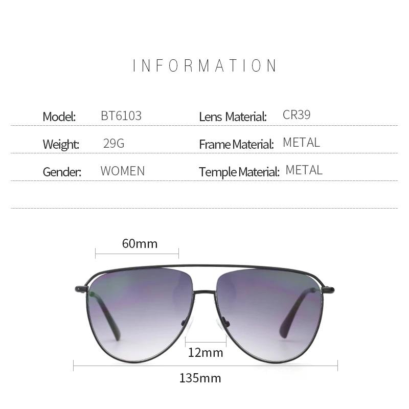 Modische Pilotensonnenbrille für Damen