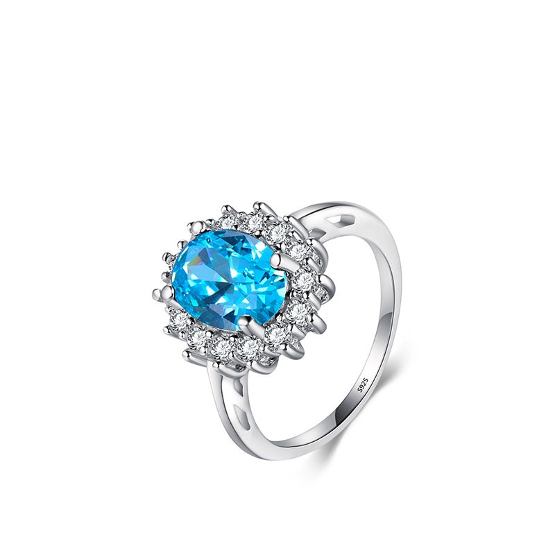 Light Luxury Rings Exquisite Simple And Versatile 925 Silver Ins Style Design Jewelry - Dazpy