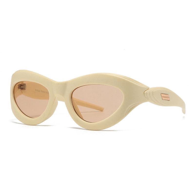 Ovale Steampunk-Sport-Sonnenbrille