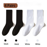 4 Paar lockere Baumwollsocken für Damen