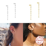 S925 Sterling Silver Elegant Style Earrings - Dazpy