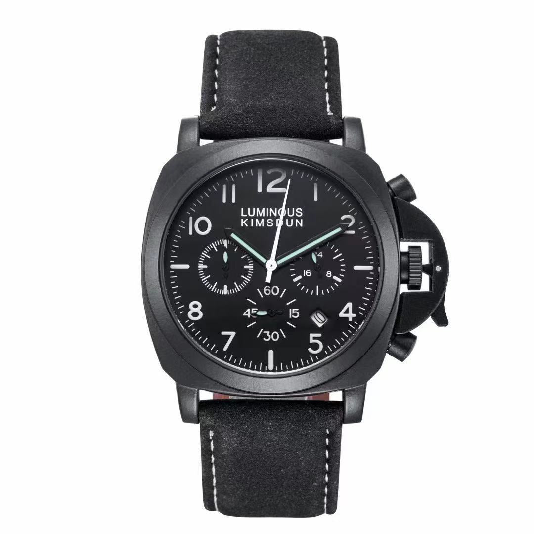 Three Eye Functional Sport Leisure Men's Watch Luminous - Dazpy