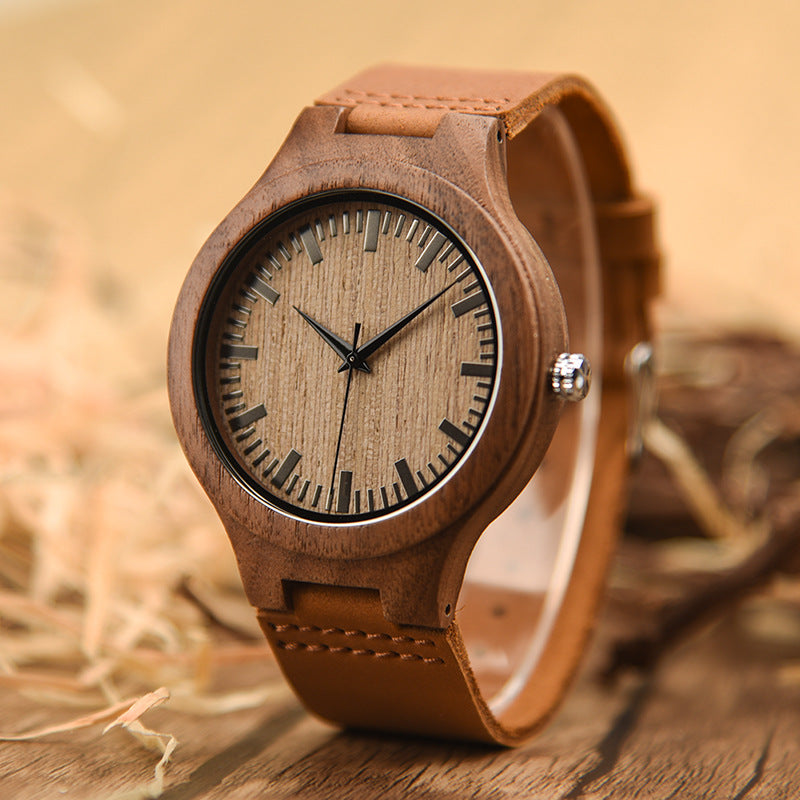 Wooden Watch In European And American Style - Dazpy