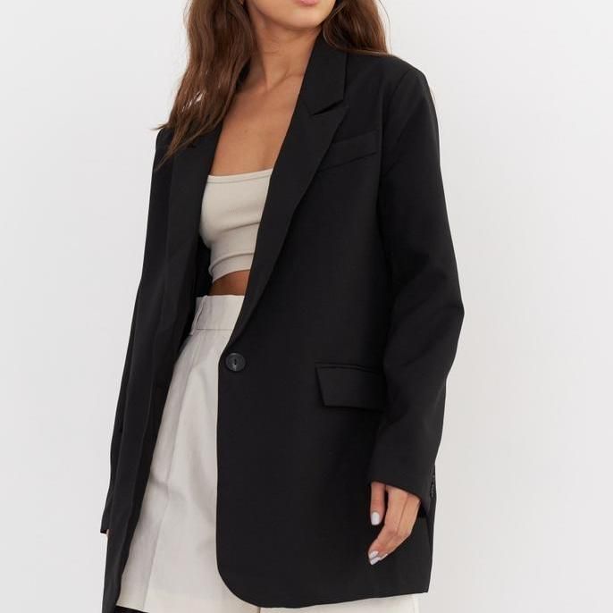 Blazer extragrande elegante para mujer