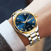 Tuhao Gold Diamond Quartz Waterproof Glow Business Men's Watch - Dazpy