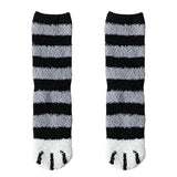 Herbst Winter Kawaii Katzenpfoten Fleece Damensocken