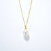 Simple Commuter Design Natural Baroque Pearl S925 Silver Plated Small Necklace Female - Dazpy