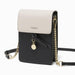 Chic Leather Crossbody Phone Purse with Tassel