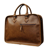 Crazy Horse Leather Men's Handbag - Dazpy