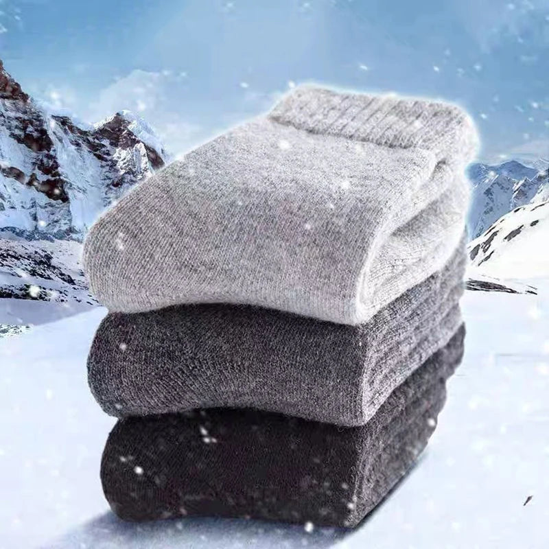 6 Pairs Super Thick Winter Wool Socks