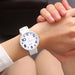 Fashion Casual Personality Couple Round Small Disc Watch - Dazpy