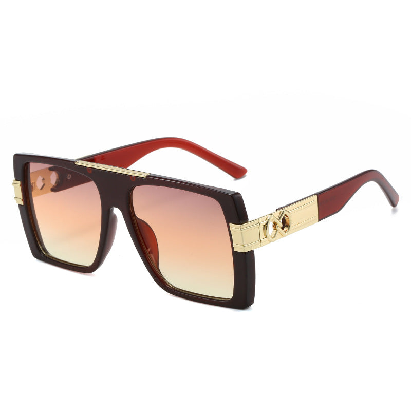 Gradient Lens Square Sunglasses