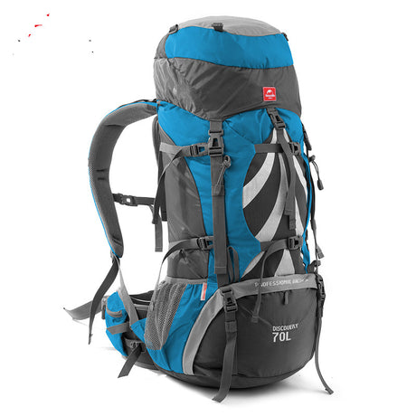 70L Rucksack Outdoor Hiking Backpack Nylon Waterproof - Dazpy