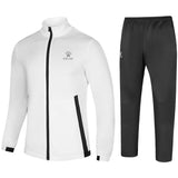 Conjunto de entrenamiento de fútbol: chaqueta y pantalones de punto transpirables