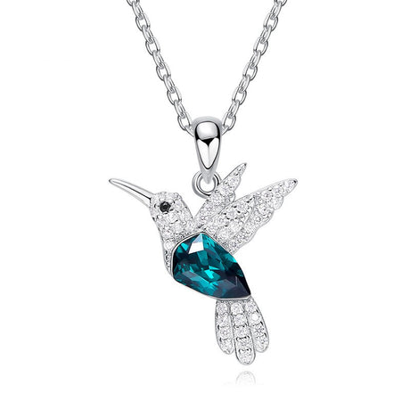 Silver Bird Necklace For Women's Fashion And Simplicity - Dazpy