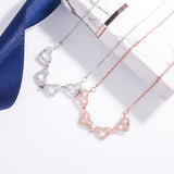 S925 Silver Multi-wear Clover Necklace For Women - Dazpy