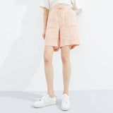 Women's Casual Linen Lace-up Mid-Length Summer Shorts