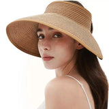 Sombrero plegable con lentejuelas para el sol: protección contra los rayos UV, transpirable y elegante para exteriores