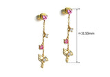 Women's Jewelry Heart Shape Zircon Bird Head Earrings - Dazpy