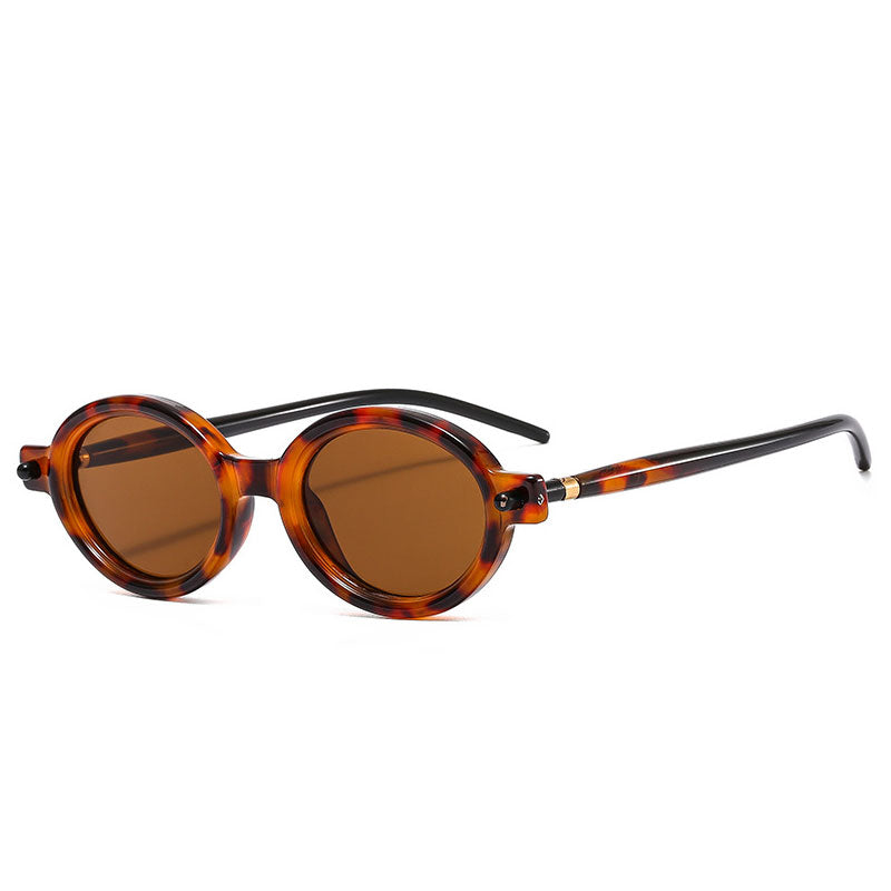 Modische ovale Sonnenbrille für Herren