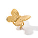 Exquisite Stainless Steel Butterfly Open Ring