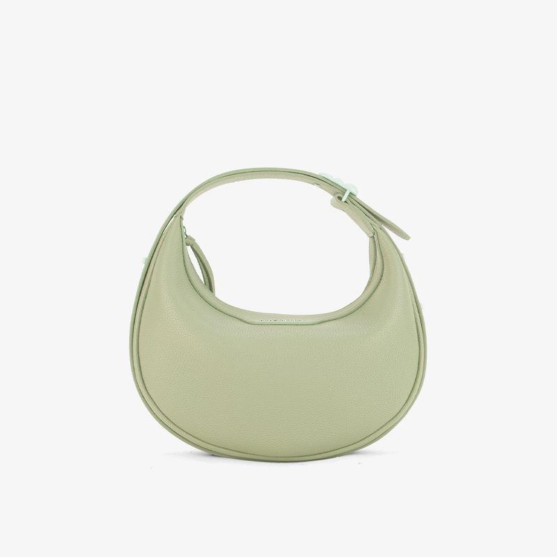 Chic Crescent Leather Crossbody Bag - Soft & Stylish