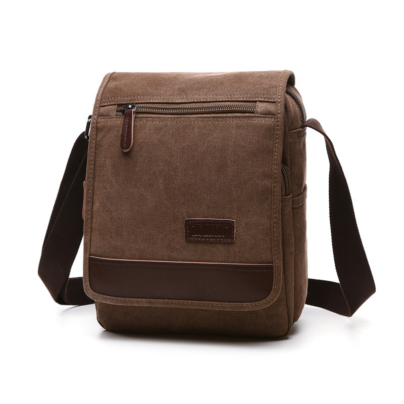 Men's Casual One Shoulder Messenger Canvas Bag - Dazpy