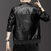 Simulation Leather Jacket Tide Brand Casual Plus Size Men's Clothing