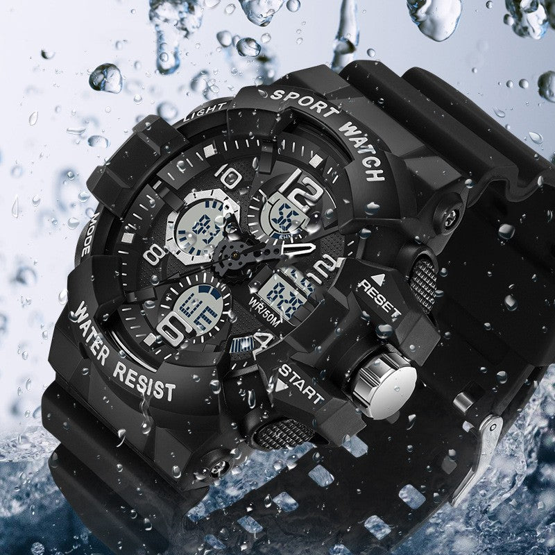 Men's Waterproof Luminous Outdoor Sports Versatile Electronic Watch - Dazpy