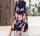Women's Sleeveless Printed Ruffle Dress
