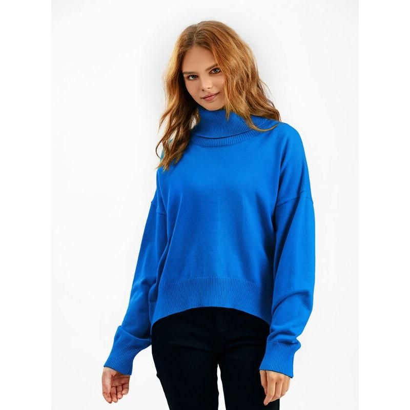 Schicker übergroßer Rollkragenpullover