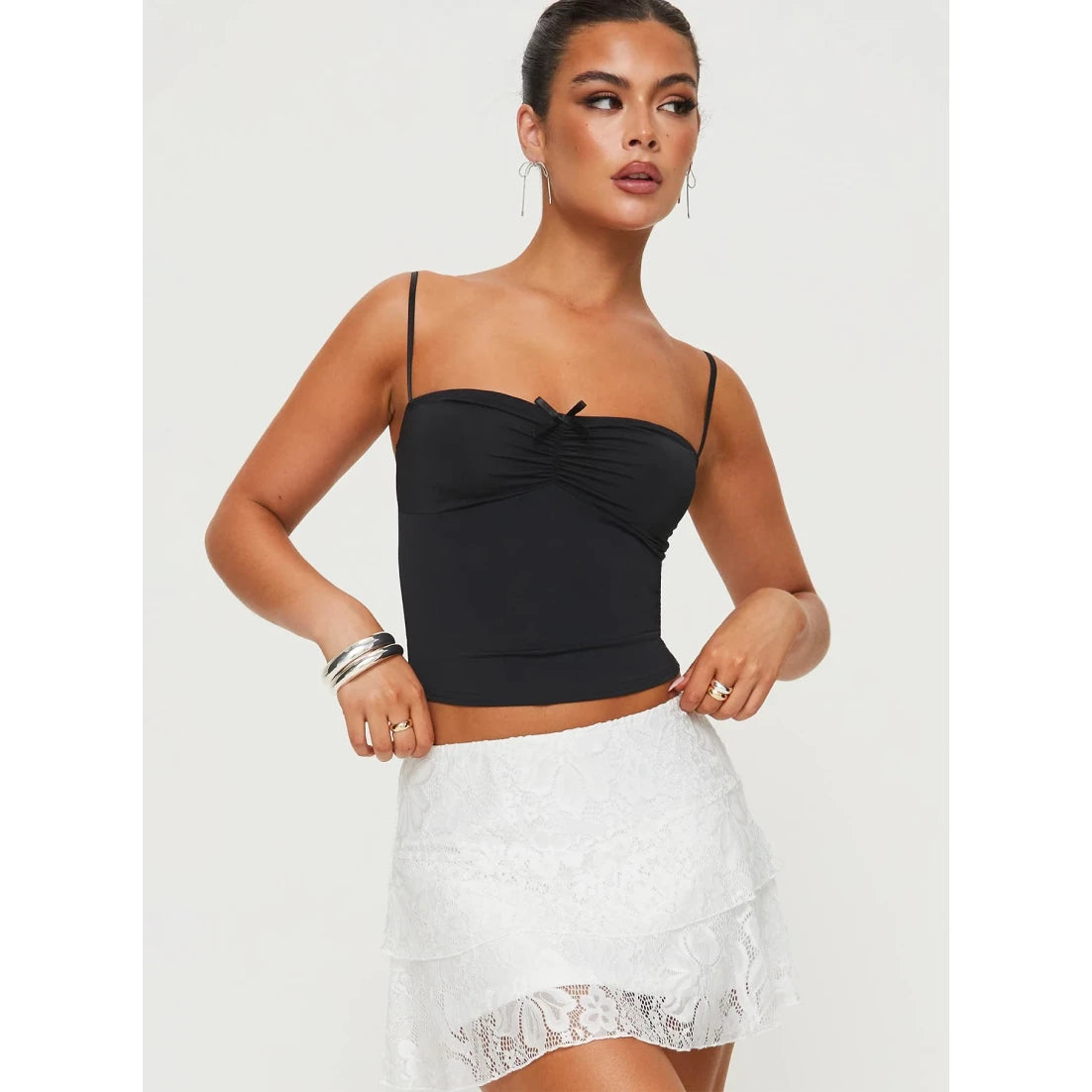 Rückenfreies Crop Top für den Sommer