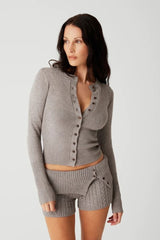 Women's Chic Slim-Fit Knitted Cardigan