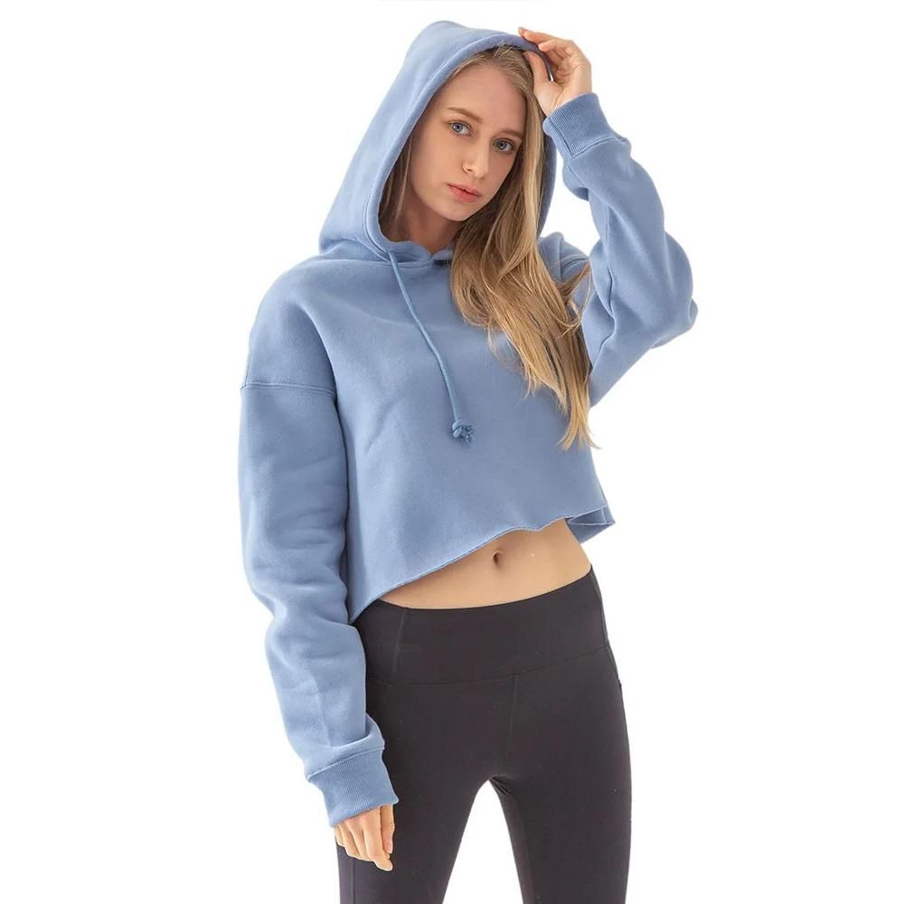 Sudadera con capucha extragrande informal de manga larga y color sólido