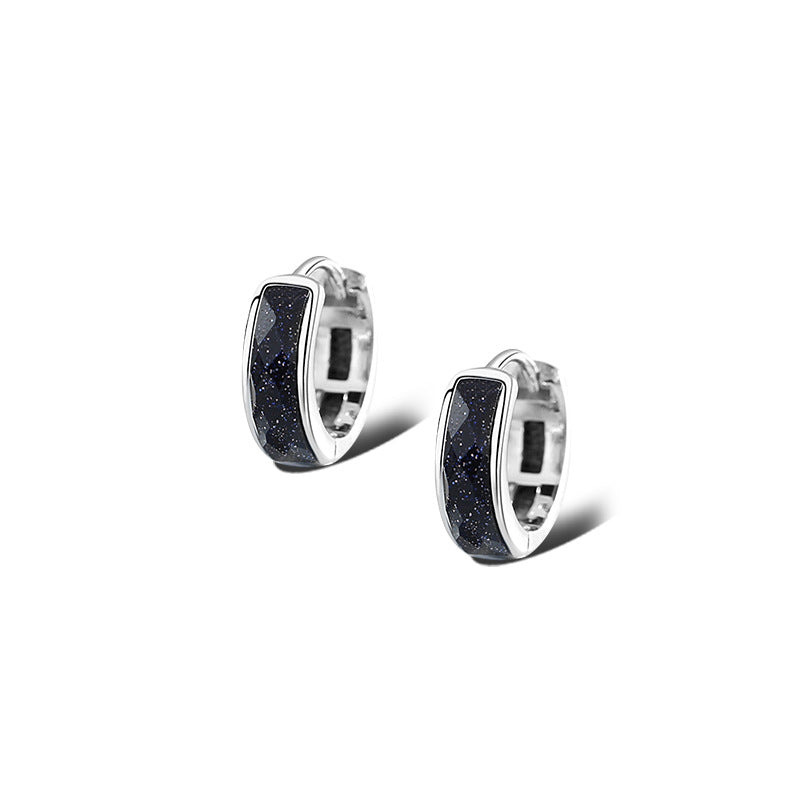 Men's Fashion Sterling Silver Earrings - Dazpy