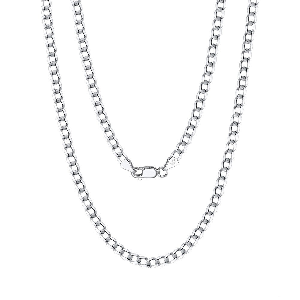 S925 Sterling Silver Simple Personality Trend Necklace - Dazpy