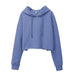 Casual Solid Long Sleeve Oversized Hoodie