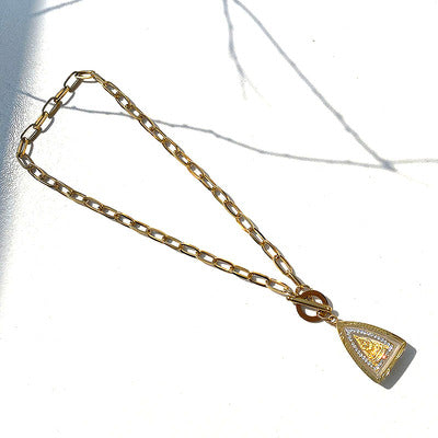 Buddha Chain Color Preservation Clavicle Chain Buddha Chain Metal Chain Pendant Chain - Dazpy