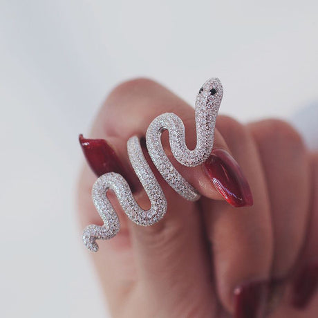 Women's Fashion Temperament Simple Snake Ring - Dazpy