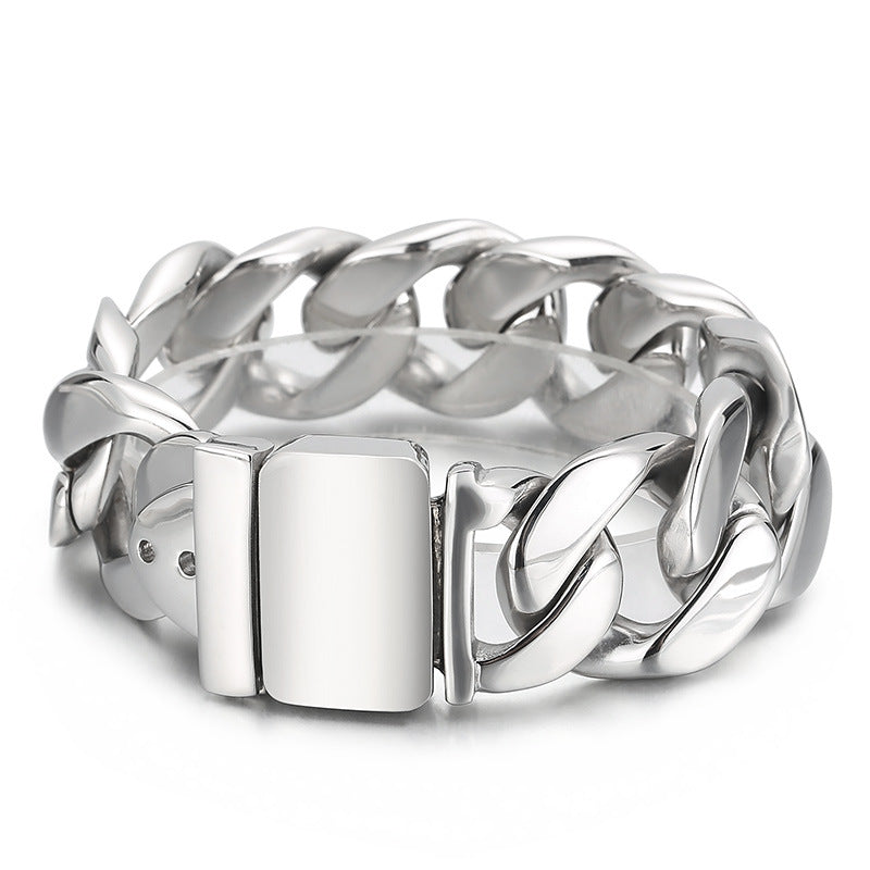 Stainless Steel Jewelry Fashion Personality Simple Bracelet - Dazpy