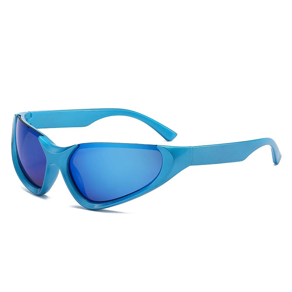 UV400 Unisex Vintage Mirror Sports Sunglasses