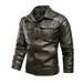 Men's Spring And Autumn Workwear Leather Jacket